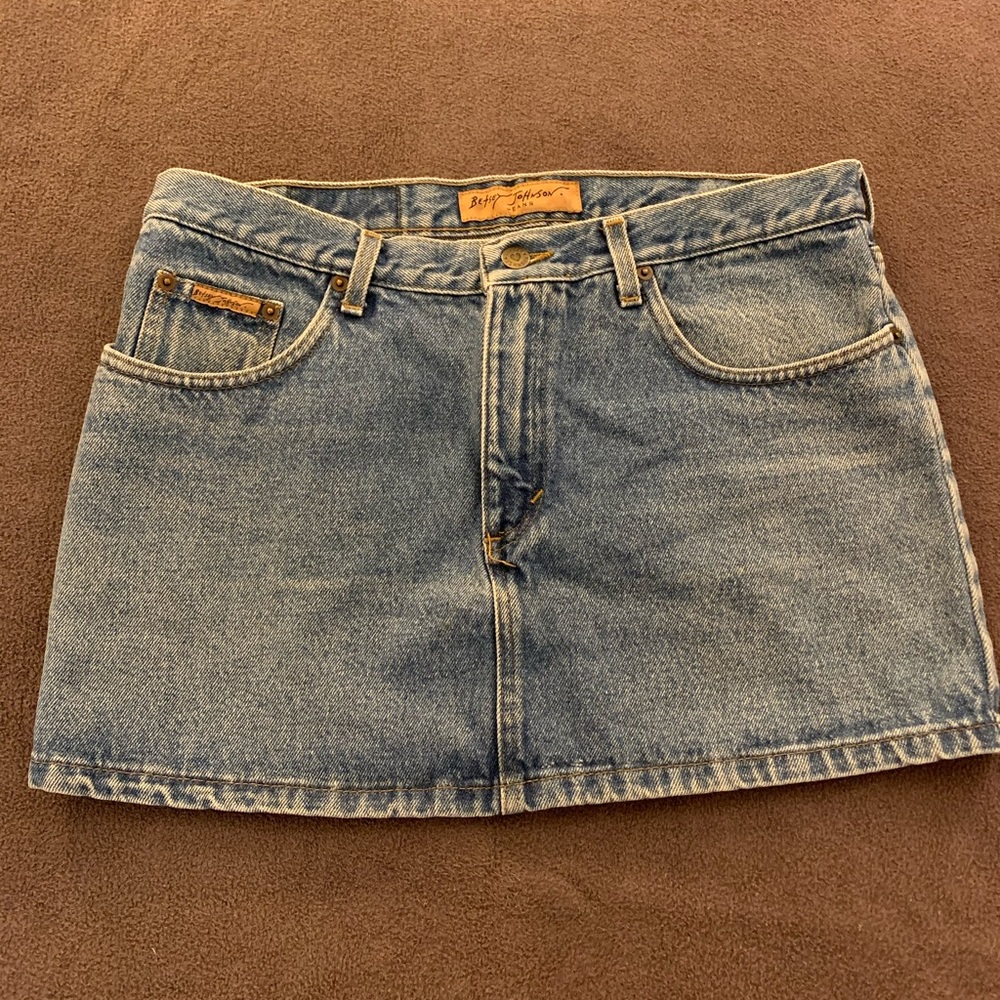 Betsey Johnson Denim Skirt